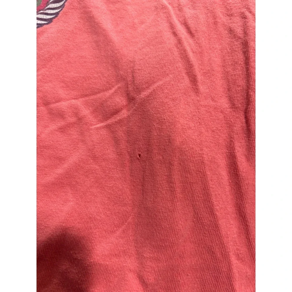 Minnesota State Graphic T-Shirt‎ Coral Pink Short Sleeve Crew Neck Tee